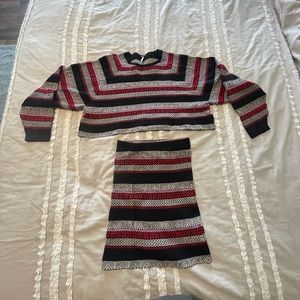 Free people Meadowbrooks sweater set